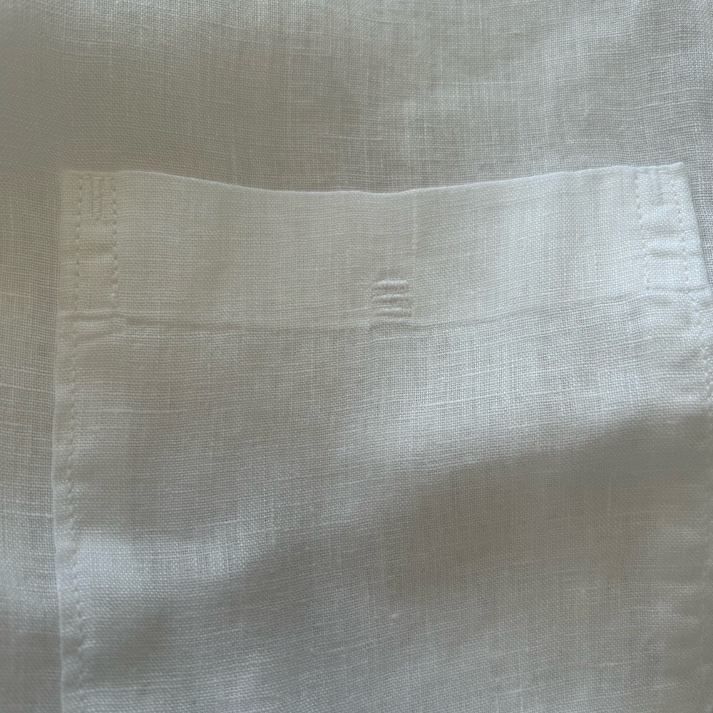 Raffi Crisp White 100% linen Long Sleeve Shirt. Excellent condition;) - Picture 11 of 13